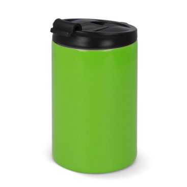 Tazas para llevar con tapa antifugas negra y cuerpo de colores 200ml