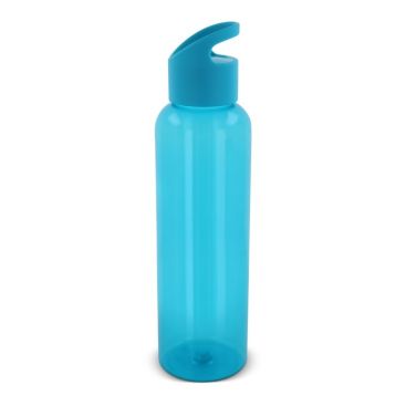 Botella de RPET de colores transparentes y asa de transporte 600ml