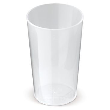Vasos reutilizables transparentes apilables 100% reciclables 300ml