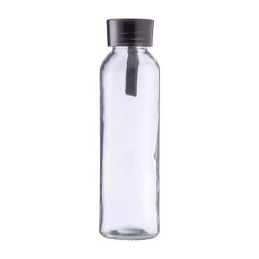 Botellas de cristal transparente con tapón de colores 500ml