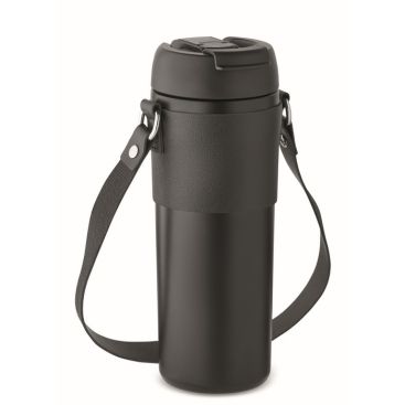 Vasos térmicos con tapa y correa para llevarla colgada 700ml
