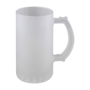 Jarra de cerveza para sublimar a color con apariencia congelada 500ml