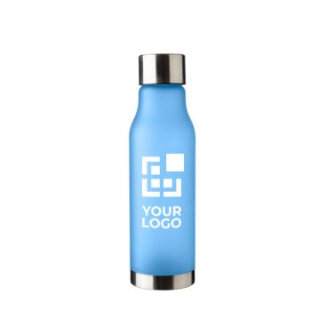 Botellas personalizadas de RPET con tapa y acabado glaseado 600ml