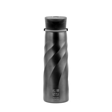 Botella BrandCharger de acero inoxidable 1L