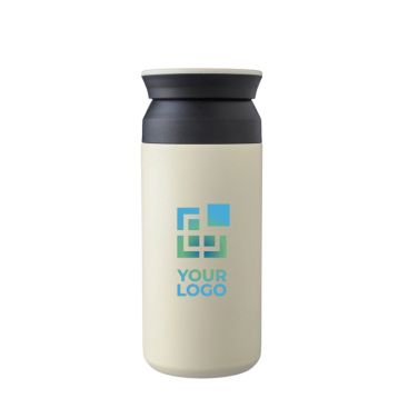 Botella corporativa de colores con parte superior negra 350ml