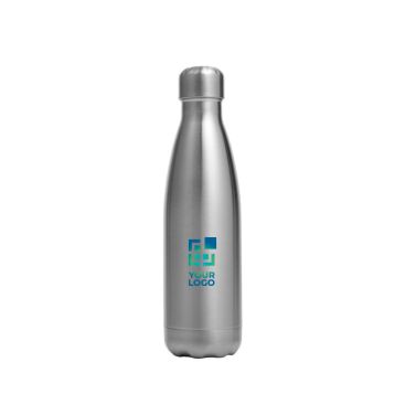 Botellas personalizadas con tapón de rosca plateado 650ml