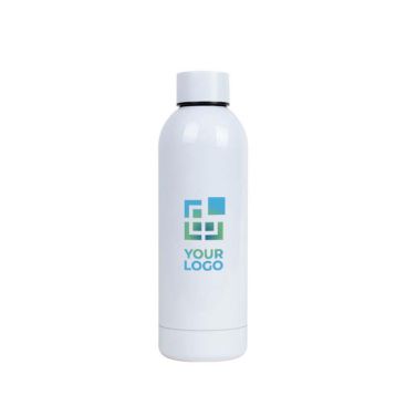 Botellas para sublimar de color blanco de acero inoxidable 500ml