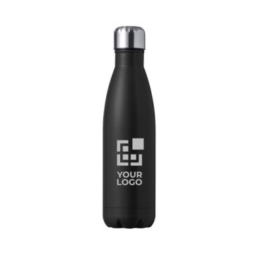Botella térmica de 550ml con tapón plateado hecha de acero inox