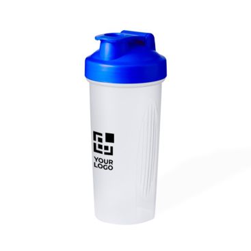 Shaker transparente con dosificador y tapón enroscado de colores 800ml