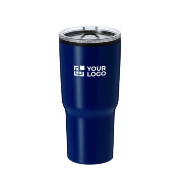 Vasos térmicos de acero inox de doble pared y dosificador 580ml