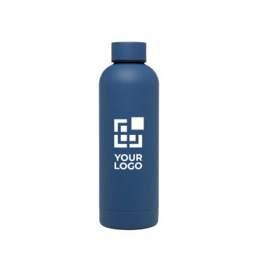 Botella termo minimalista de acero inox reciclado y cobre 500ml