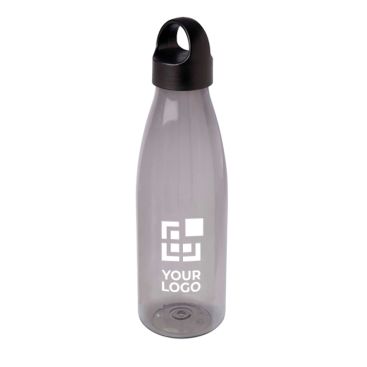 Botellas de plástico reciclado con acabado transparente 800ml