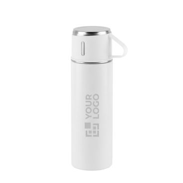 Botellas promocionales con acabado mate y taza 490ml