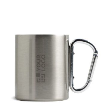 Tazas de doble pared con asa de mosquetón 300ml