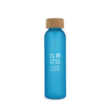 Botellas de vidrio esmerilado con tapón de corcho 500ml