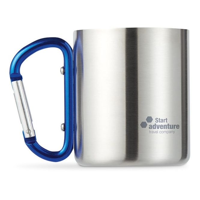 Taza metalica personalizada con tu logotipo (220ml)