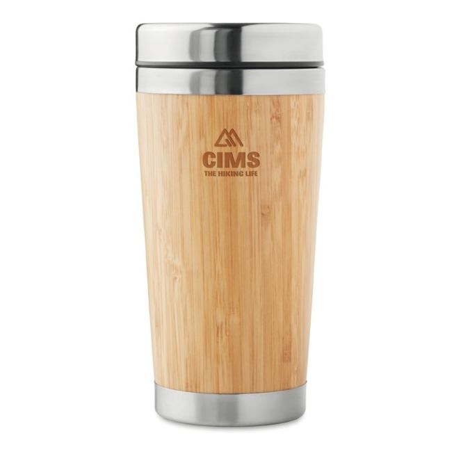 Tazas de viaje personalizadas bambú