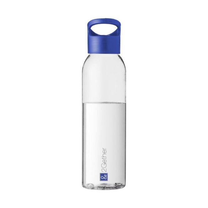 Botella personalizada tritán azul
