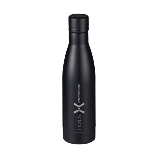 Botellas publicitarias acero negro