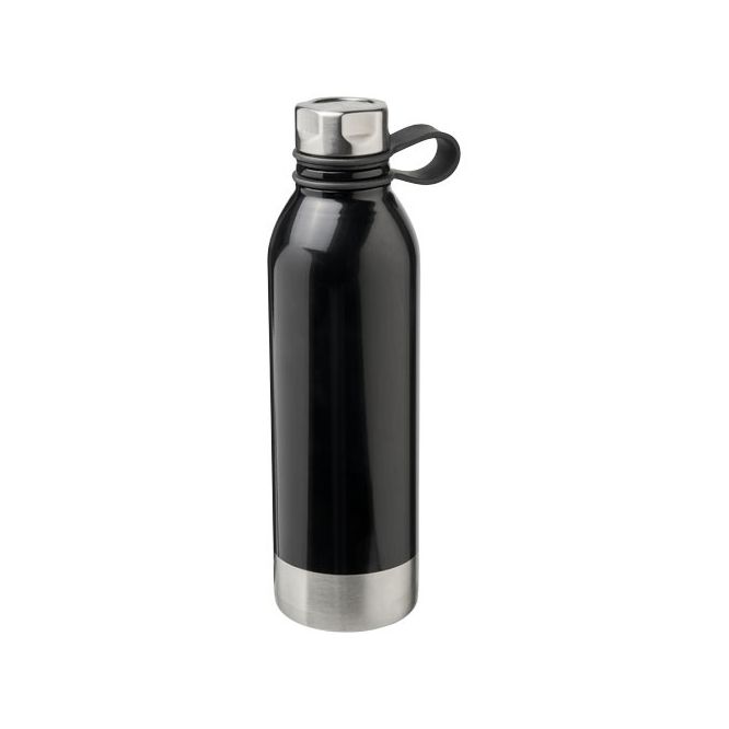 Botella grande acero personalizable negro