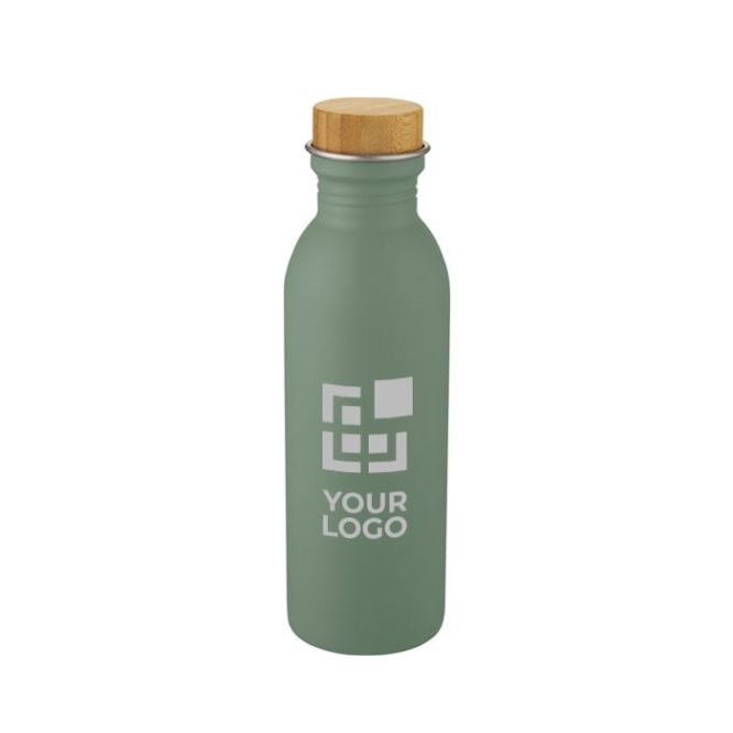 Botella de acero inoxidable con tapa