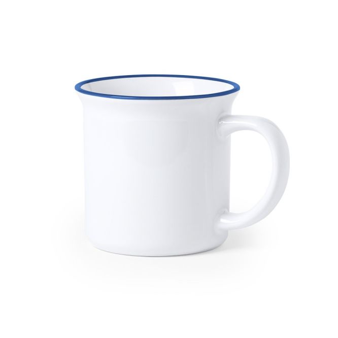 Taza de cerámica de estilo vintage