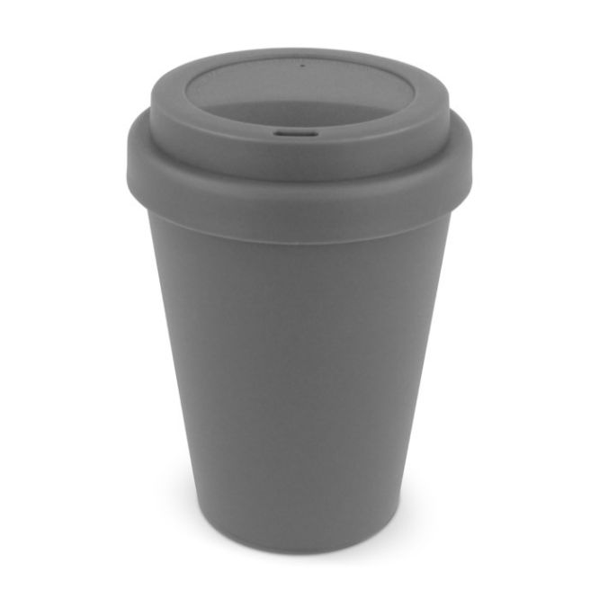 Vasos para llevar de plástico reciclado en colores vivos 250ml