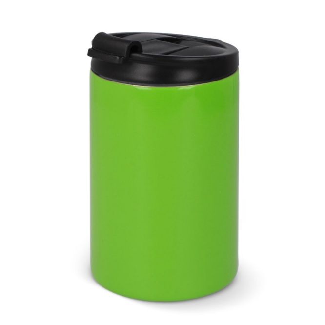 Tazas para llevar con tapa antifugas negra y cuerpo de colores 200ml