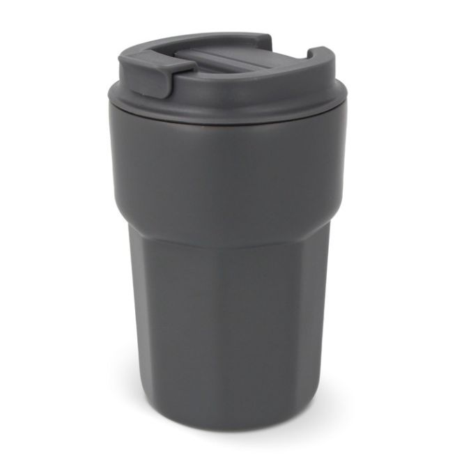 Taza take away disponible en varios colores con tapa de silicona 350ml