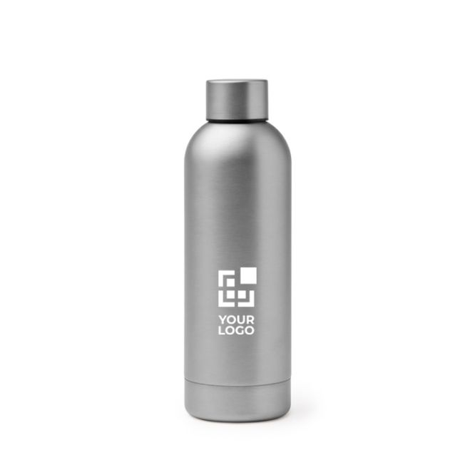 Botellas térmicas con acabado brillante de acero inox 550ml