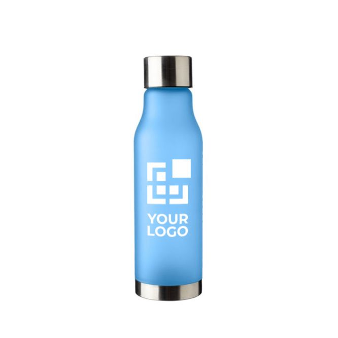 Botellas personalizadas de RPET con tapa y acabado glaseado 600ml