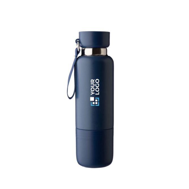 Termos corporativos 500ml con acabado mate y vaso 300ml