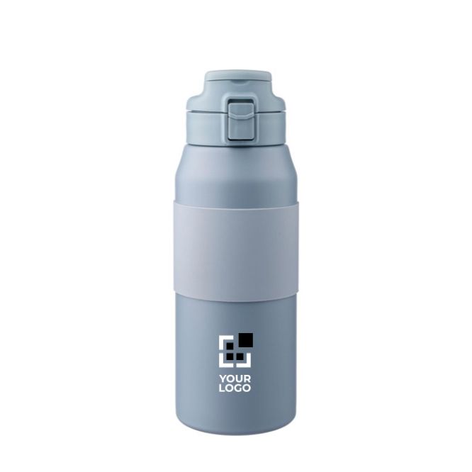 Botellas personalizadas con botón para abrir la boquilla 800ml