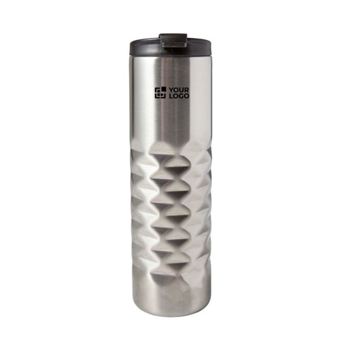 Vasos térmicos promocionales texturizados en la parte inferior 460ml