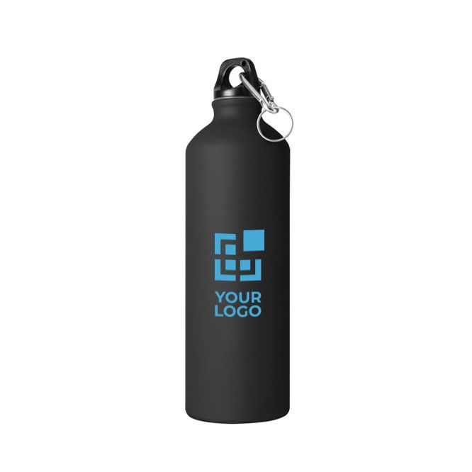 Botellas publicitarias grandes con mosquetón 800ml