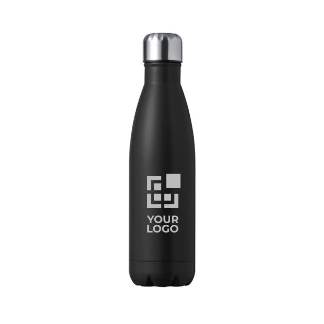 Botella térmica de 550ml con tapón plateado hecha de acero inox