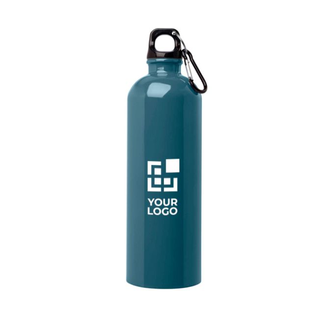 Botella con amplia variedad de colores y mosquetón 750ml