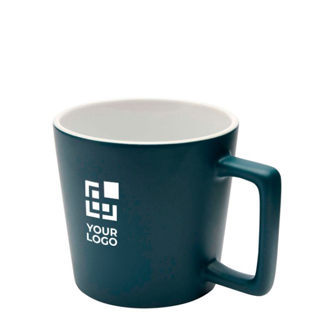 Tazas de cerámica para empresas con acabado mate