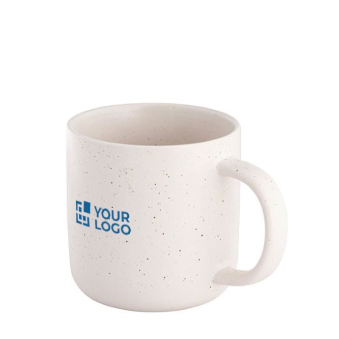 Tazas de cerámica con acabado mate y efecto rústico 90ml