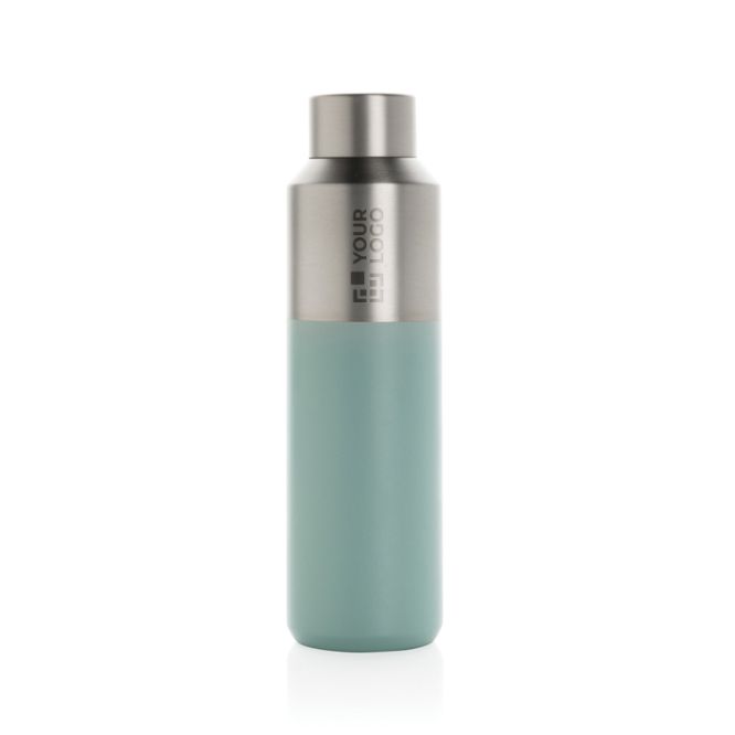 Botellas termo de acero inoxidable bicolor 600ml