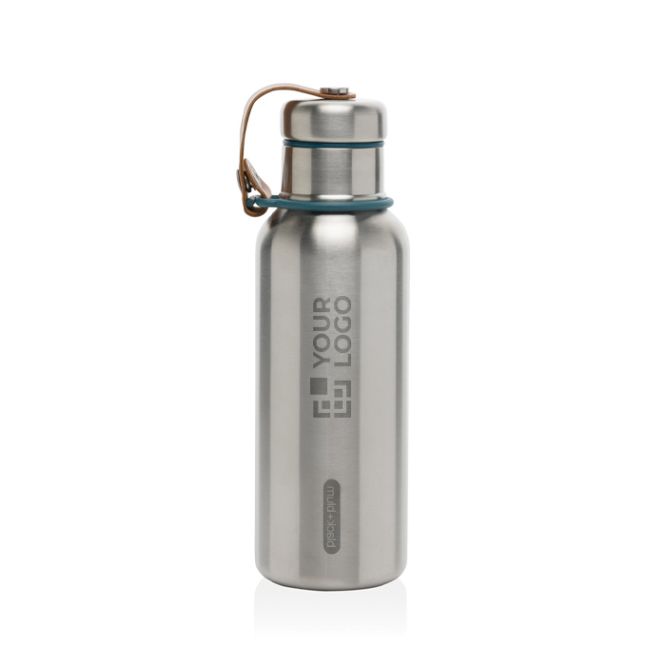 Botellas termo con asa de cuero Black+Blum 500ml