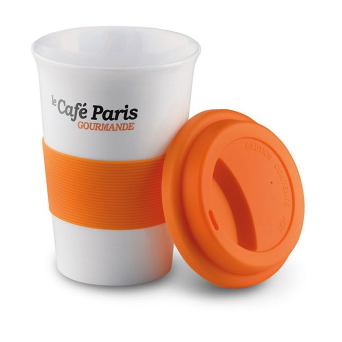 Taza Take Away personalizable con tu logo (400ml)