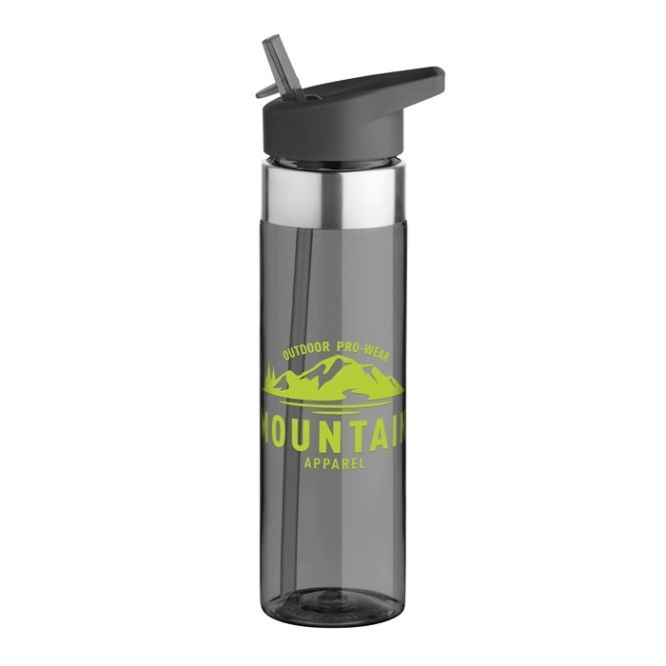 Botellas con logo tritán gris