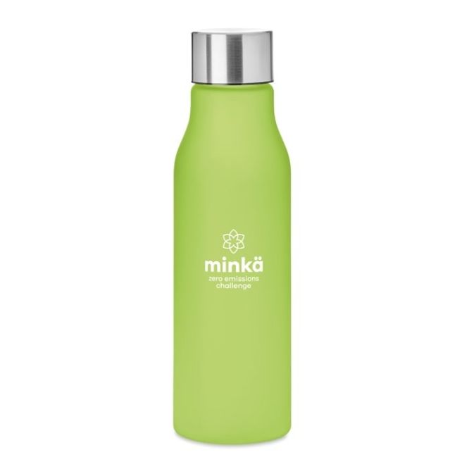 Botellas goma con logo verde