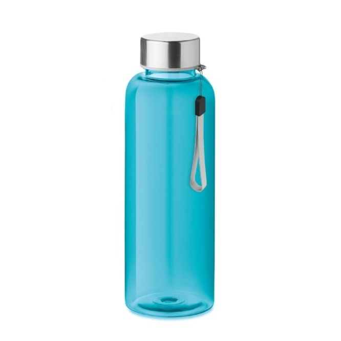 Botellas RPET personalizadas azul