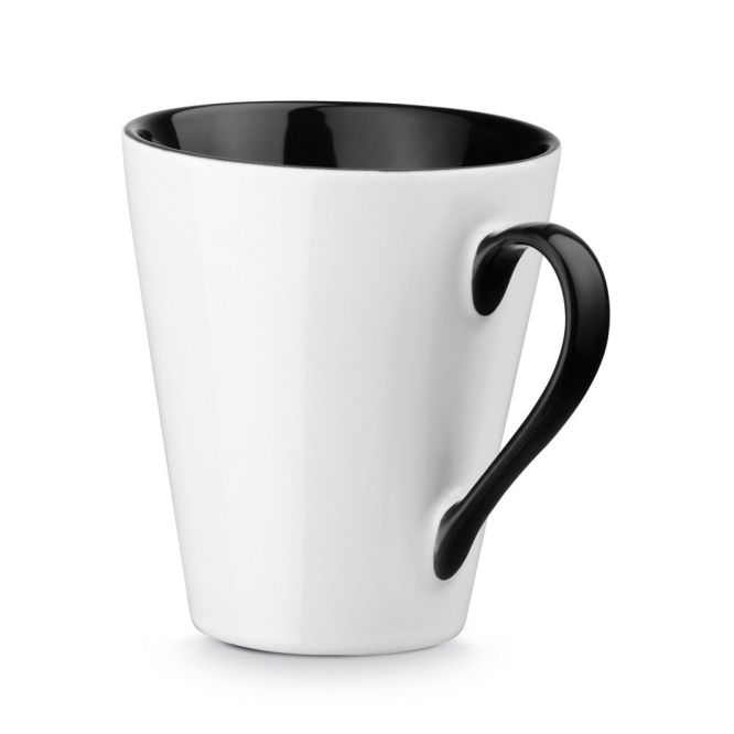 Tazas con diseño original color negro