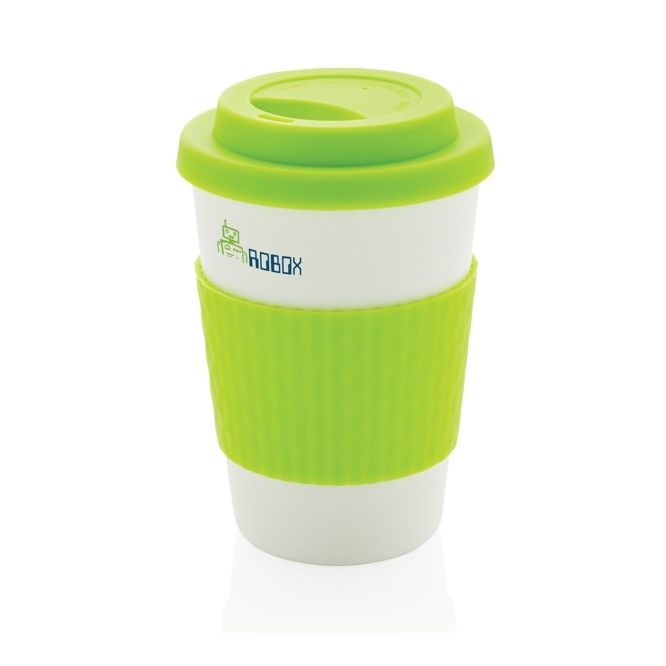 Taza para llevar personalizada color verde