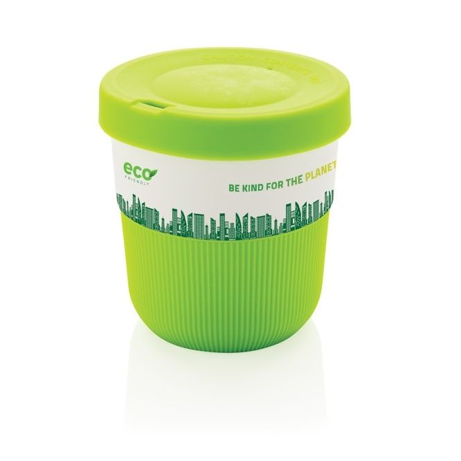 Tazas para llevar personalizadas color verde