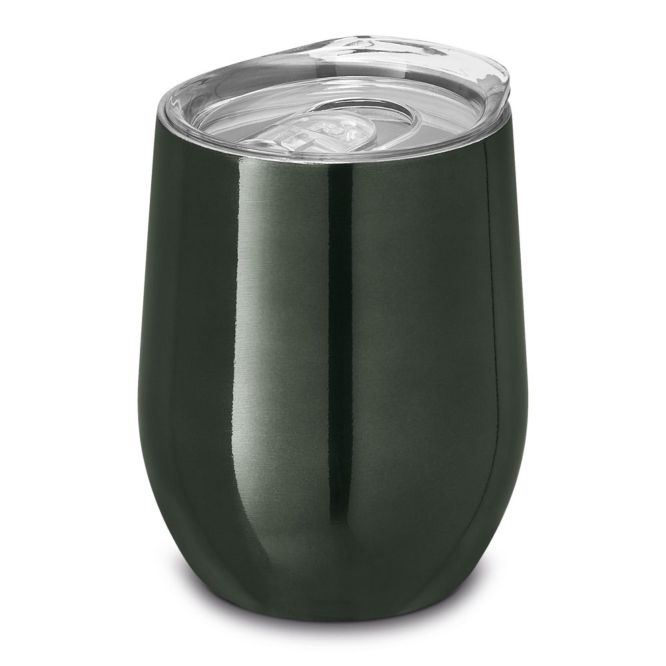 Vasos de acero personalizados color titanio