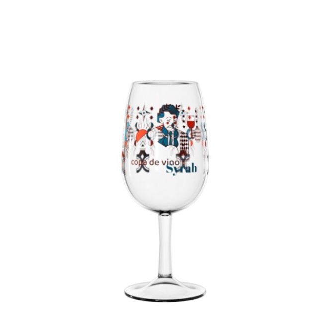 Copa de vino personalizada de tritán